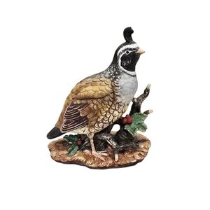 Homco Masterpiece Collection 1981 Quail Figurine Excellent Condition